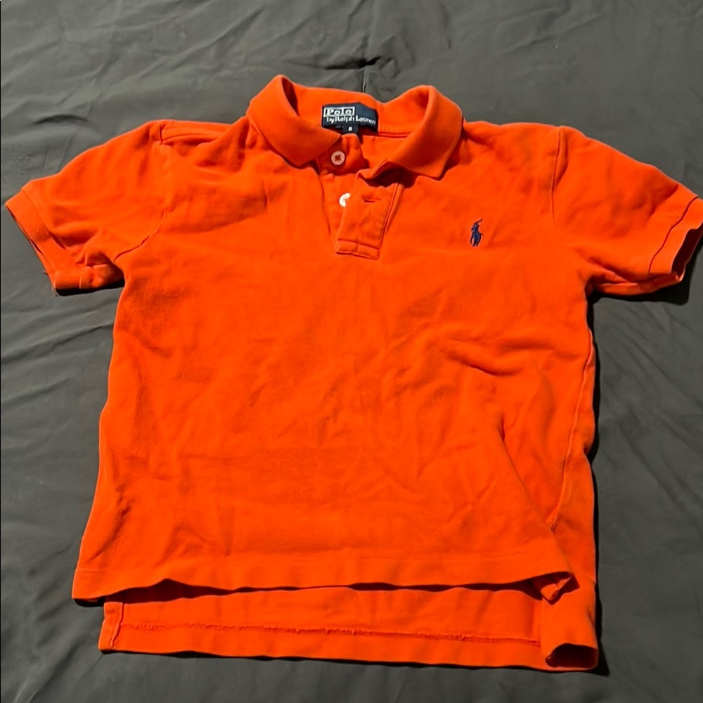Ralph Lauren Vibrant Orange Kids Polo Shirt